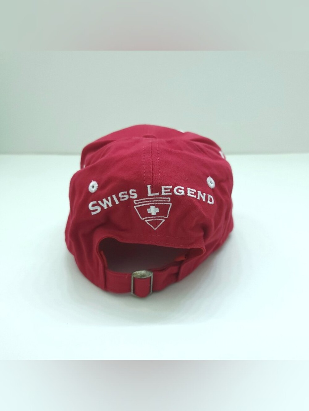 Swiss Legend Hat Red Trucker Baseball Embroidered  - New - Picture 3 of 6